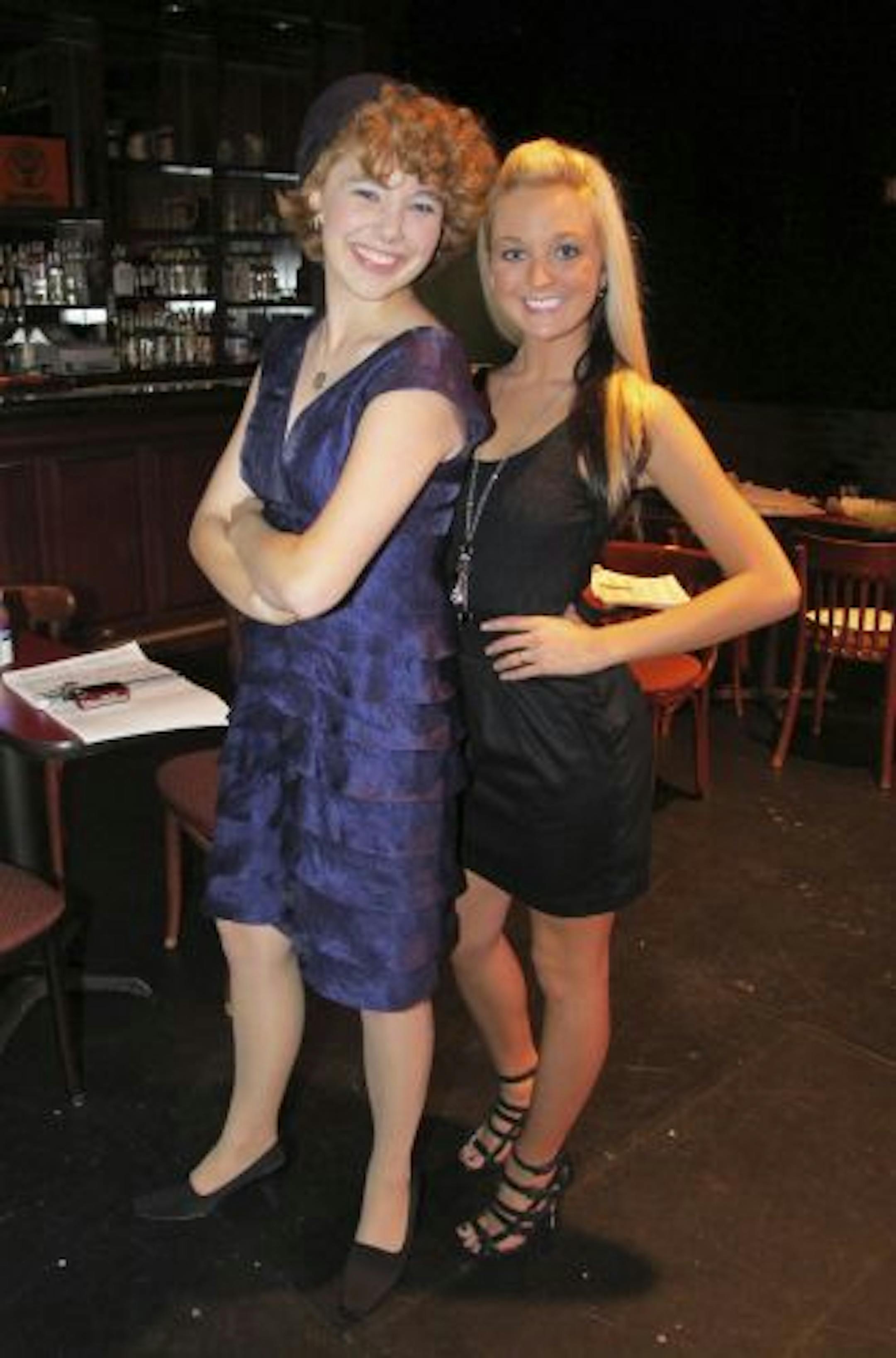 Maddie Uphus, 17 and Amanda Anderson, 17