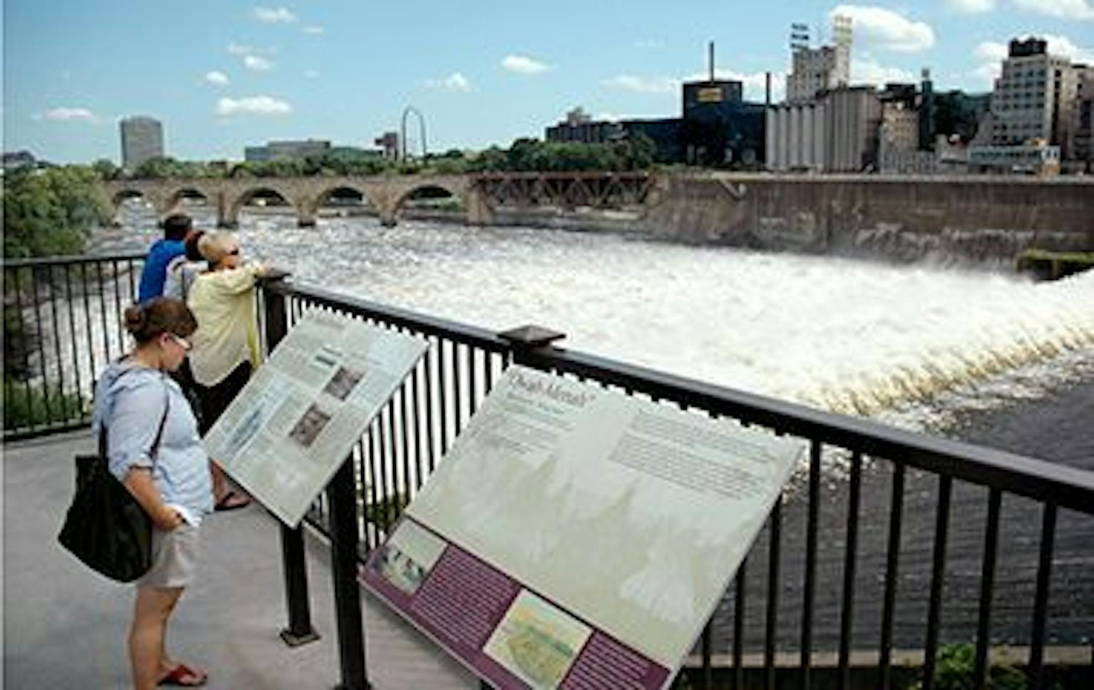 Water Power Park in Minneapolis.