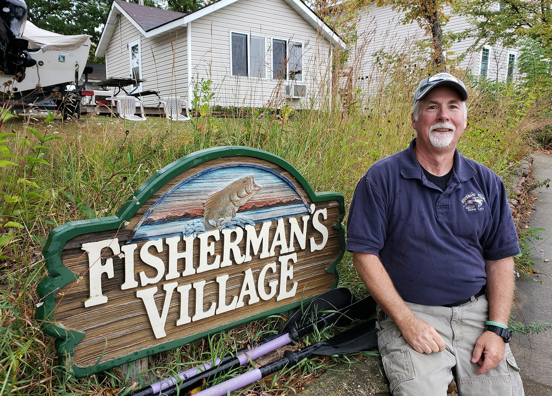 Dave Thompson, owner of Fisherman's Village resort near Fergus Falls, Minn.