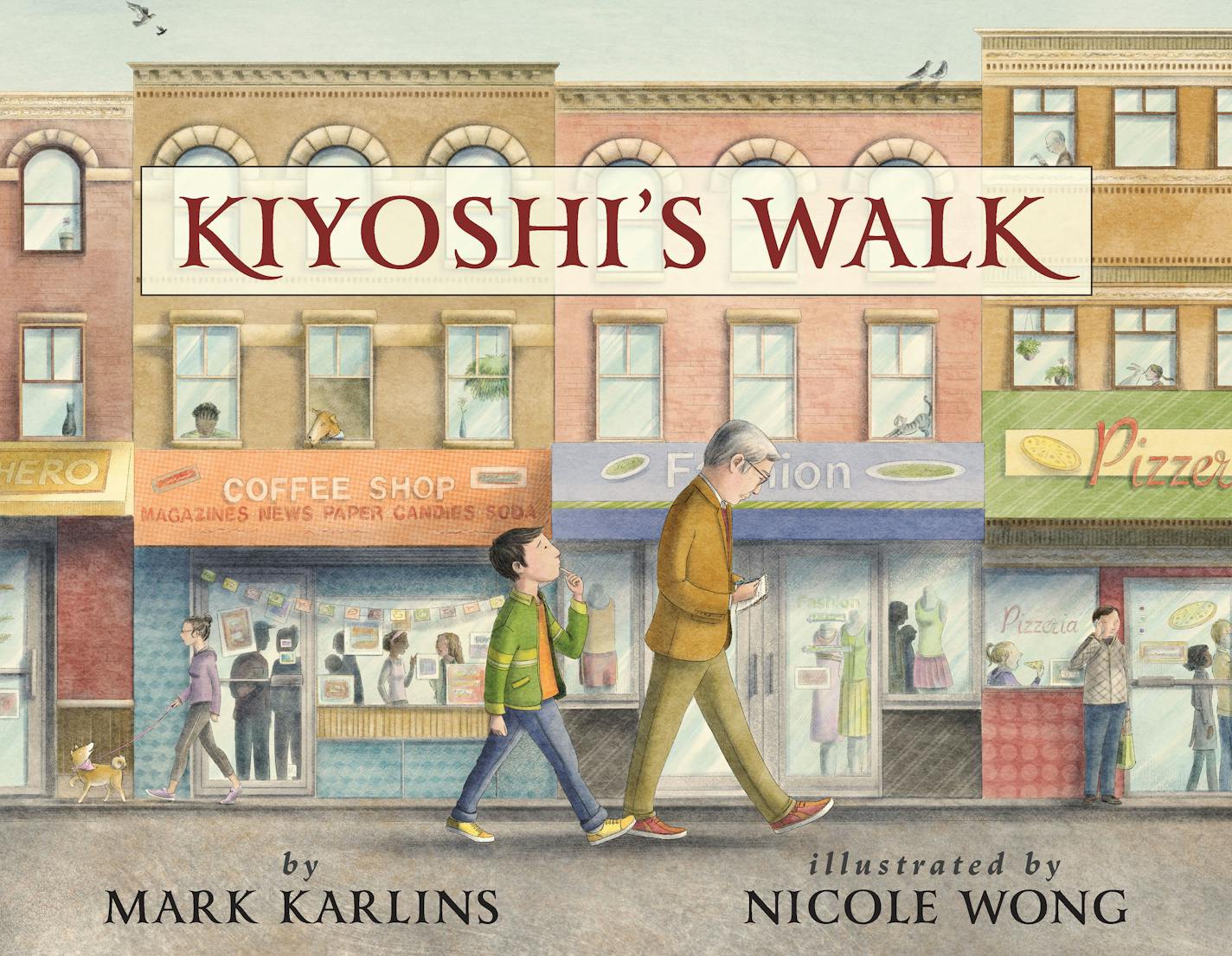 Kiyoshi's Walk by Mark Karlins. Illustrated by Nicole Wong.