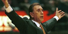 Former Rockets coach Rudy Tomjanovich (1999 photo) will consult with the Wolves on draft, trade and free-agent considerations.