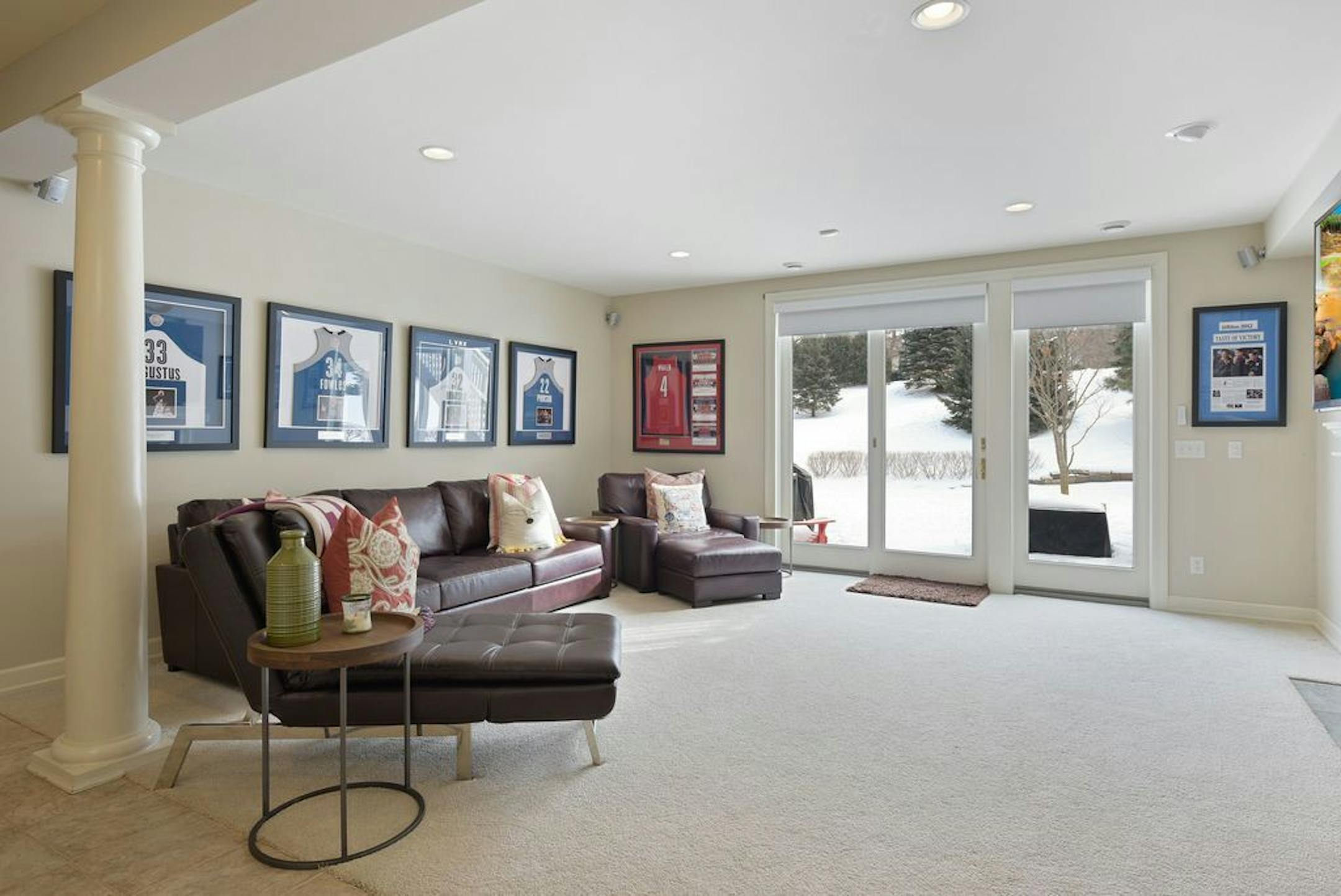 The walkout lower level also has lots of space for entertaining.