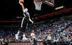 Zach LaVine dunked during a team scrimmage in October. LaVine is the reigning NBA slam dunk champion.