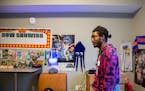 Anthony Anderson stands in his apartment at 66 West in Edina on Thursday. ] COURTNEY PEDROZA &#x2022; courtney.pedroza@startribune.com; Grand opening 