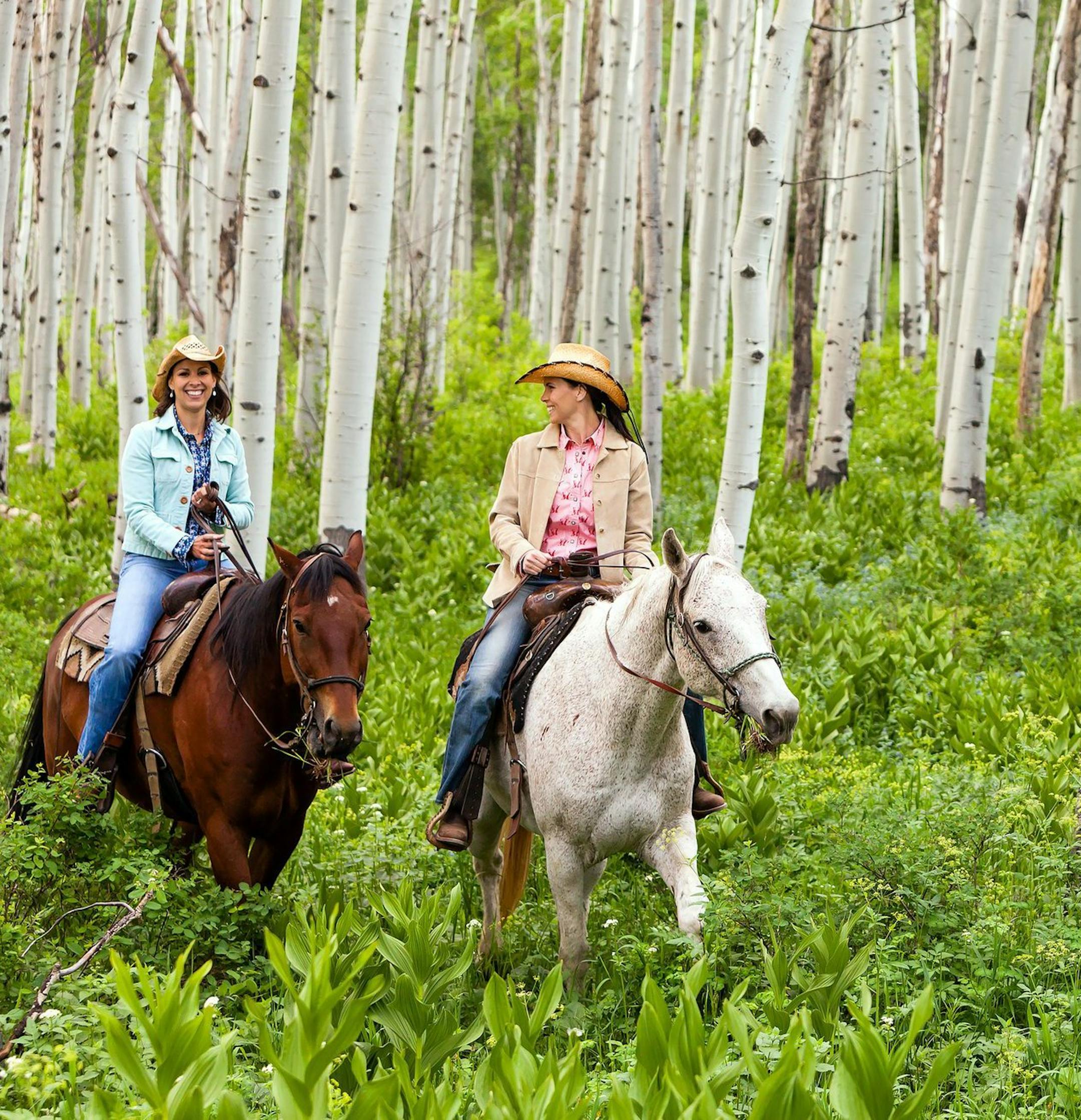 In an undated handout photo, Home Ranch, which will offer a women-only yoga and horses program, in Colorado. Yoga has left the studio, with traveling yogis hitting the road and guiding practice alongside rivers, at full moon celebrations, on ranches and in the great outdoors. (Steve Glass via the New York Times) -- NO SALES; FOR EDITORIAL USE ONLY WITH YOGA TRIPS ADV01 BY ELAINE GLUSAC FOR OCT. 1, 2017. ALL OTHER USE PROHIBITED. --
