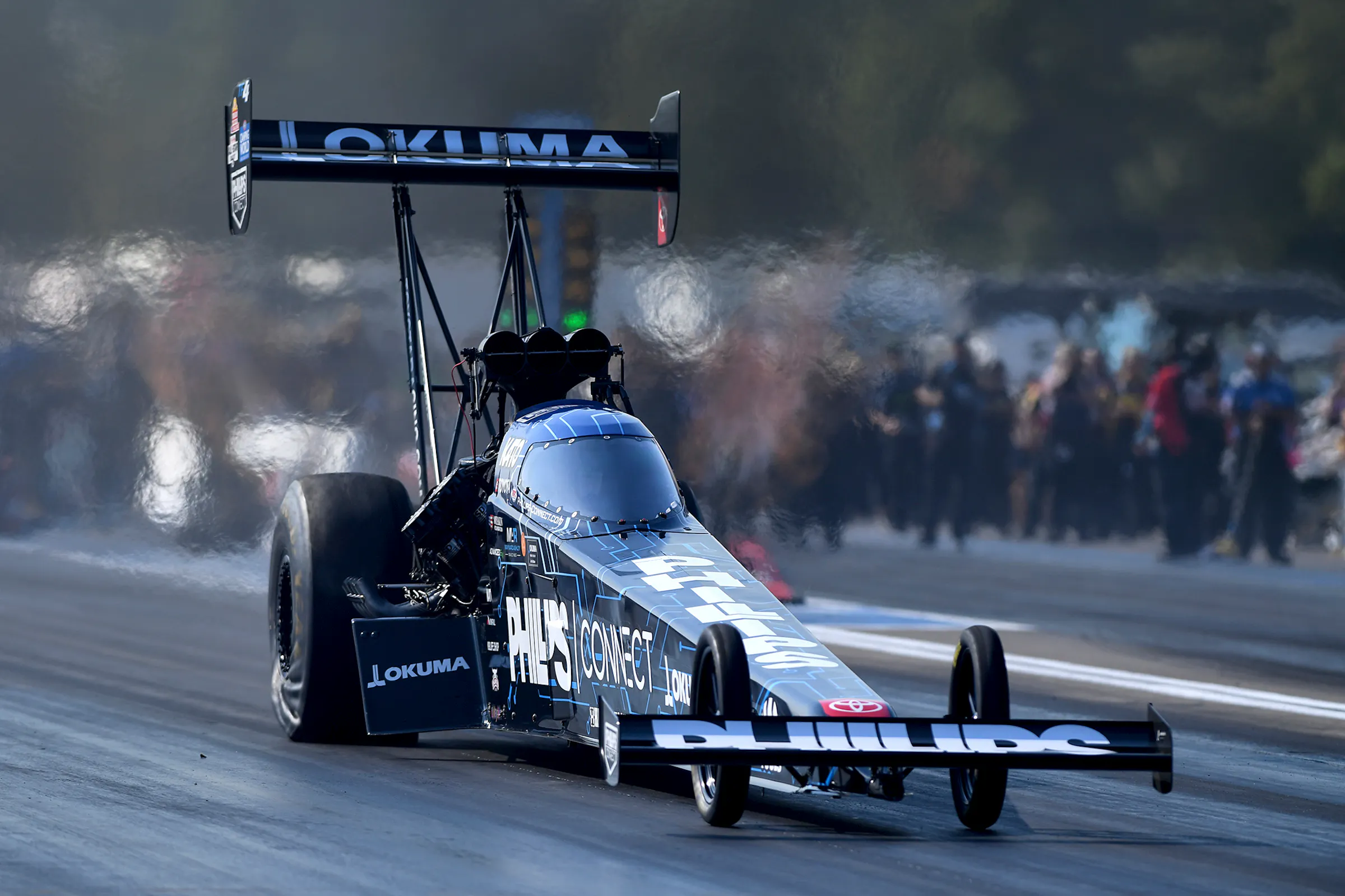 Justin Ashley earns top qualifying spot in Top Fuel at NHRA Lucas Oil ...