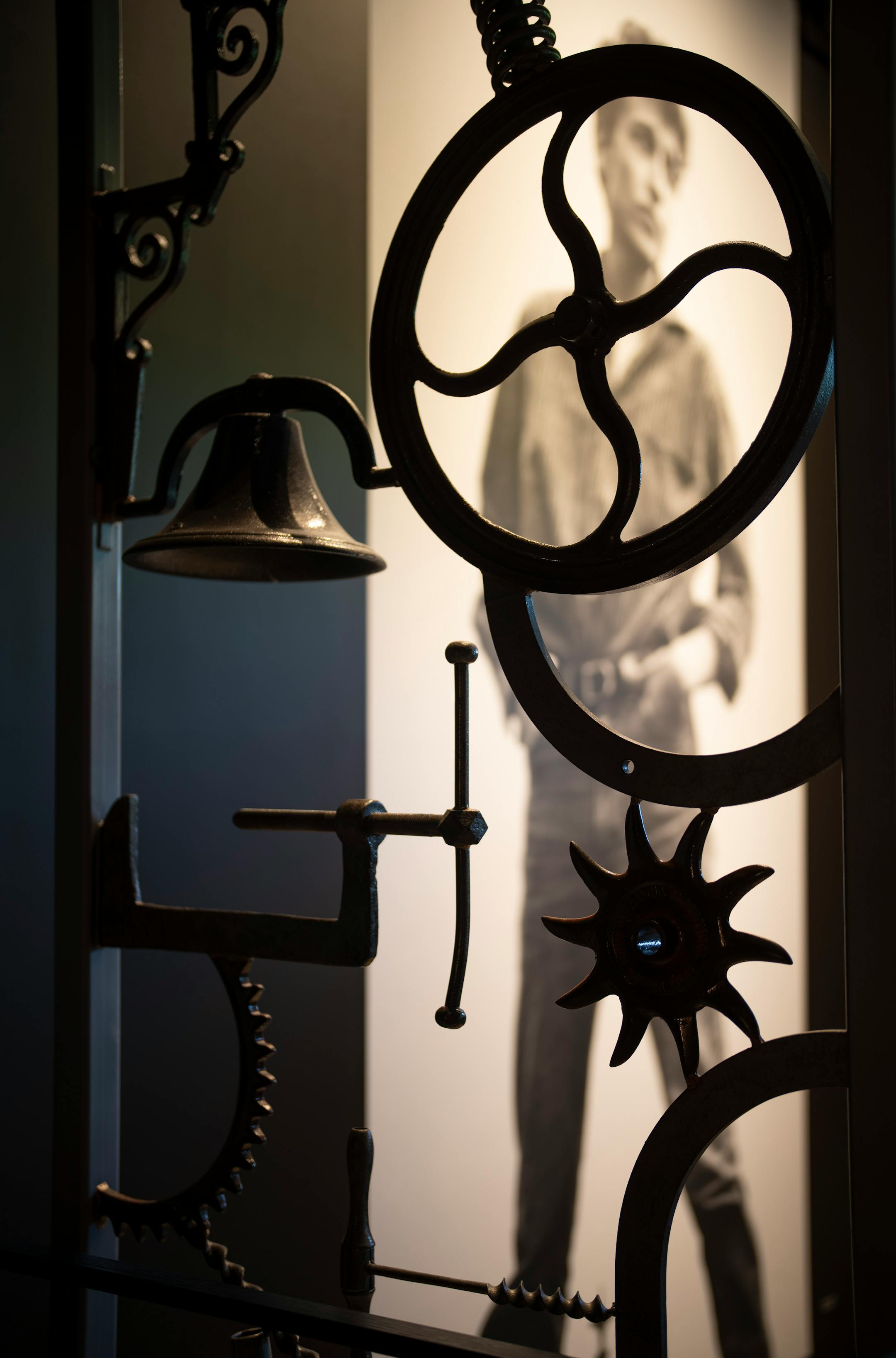 Bob Dylan, who has added sculpting to his repertoire over the past few years, fabricated a metal gate that was commissioned for the entrance of the Bob Dylan Center.