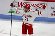 Boston University's Macklin Celebrini is generally projected to be the first overall pick in the NHL draft.