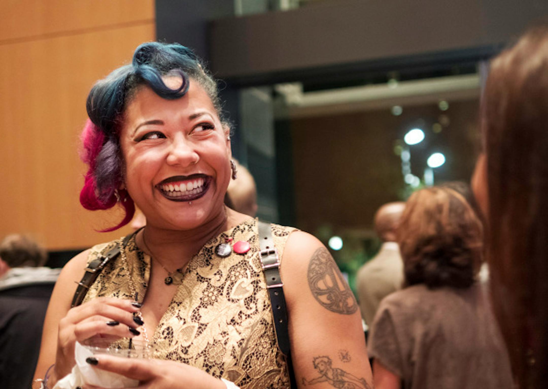 Designer Samantha Rei attends (as a guest, not a presenter) the Envision Fashion Show at Orchestra Hall September 24, 2016. (Courtney Perry/Special to the Star Tribune)