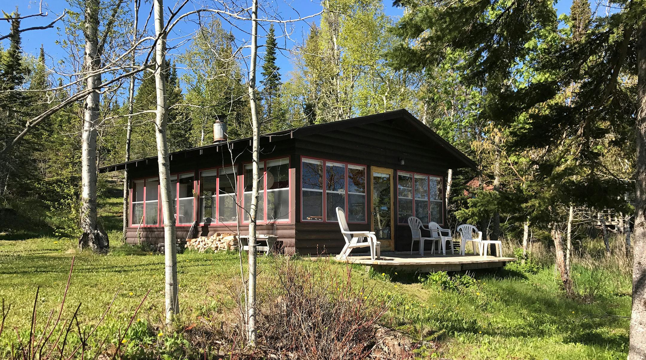 Tim and Sue Lloyd cabin, for Outdoors Weekend.
