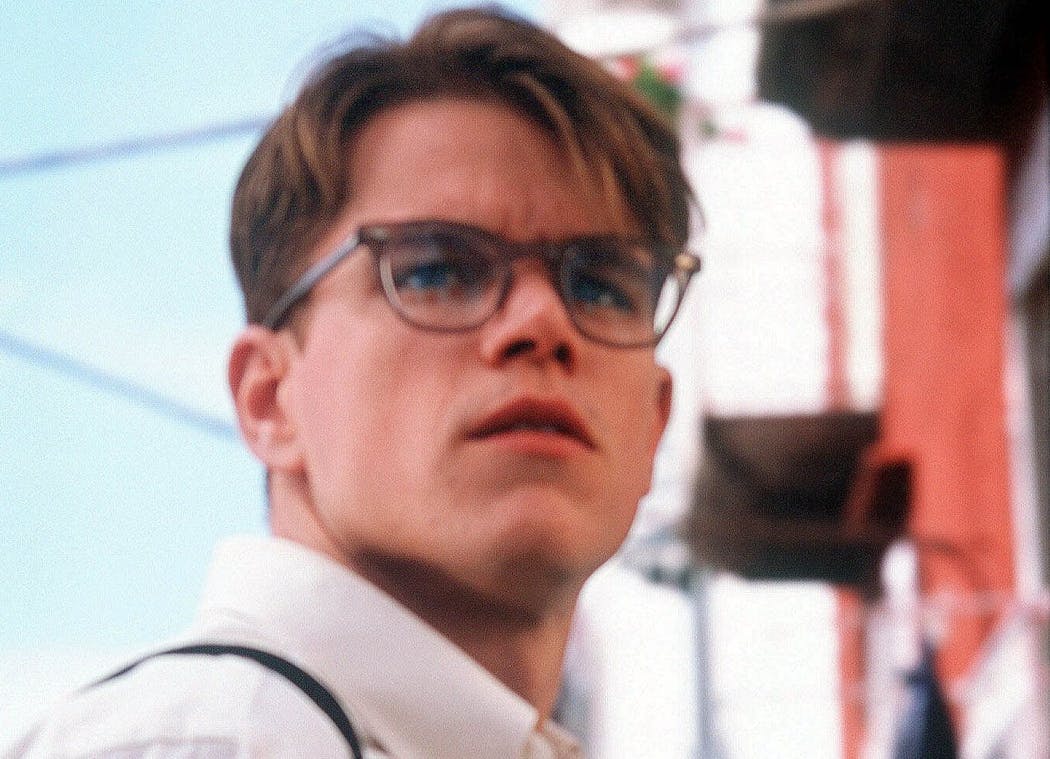 Matt Damon as 'The Talented Mr. Ripley.'