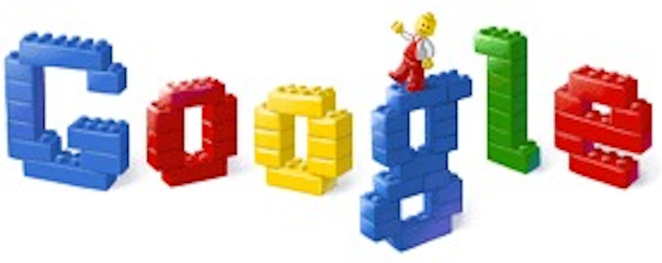 The Google website celebrated the 50th anniversary of the Lego brick today.
