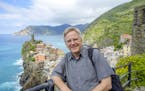 Rick Steves stops during a hike on Italy's Cinque Terre. Provided by Rick Steves' Europe.