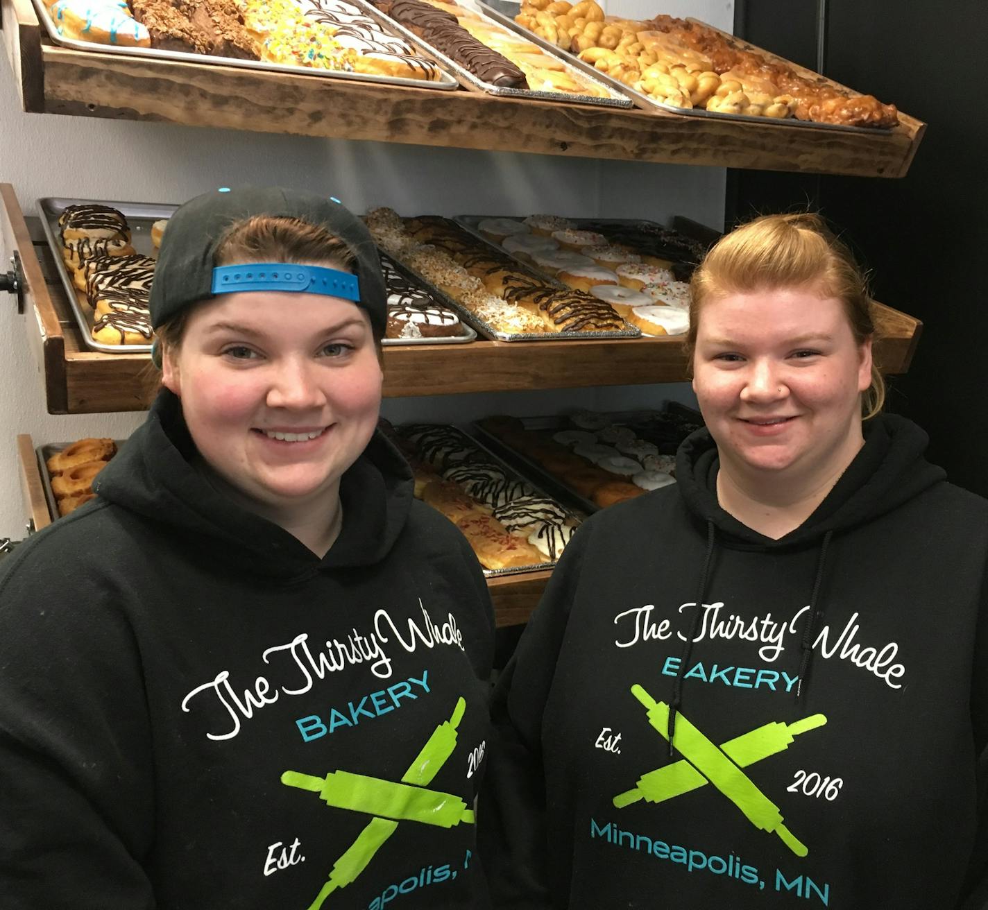 Sisters Megan and Sarah Bignell, homeowers and business owners in North Minneapolis, are expanding their Thirsty Whale bakery that is playing to overflow crowds. Photo:Neal.St.Anthony@startribune.com