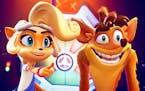 Players can play as Crash, his sister, Coco, and a few other characters in "Crash Bandicoot 4: It's About Time." (Activision/TNS) ORG XMIT: 1801556