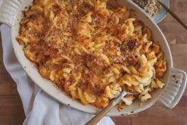 Mac and cheese gets a refresh but still retains its creamy, comfort food status.