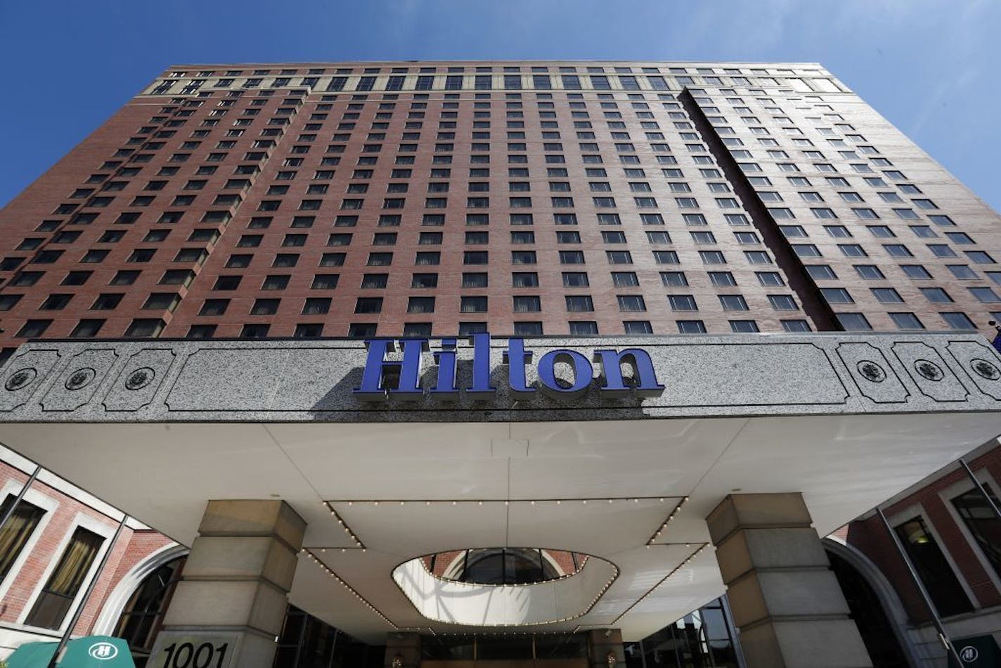 The Hilton Hotel in downtown Minneapolis has been sold for about $143 million.