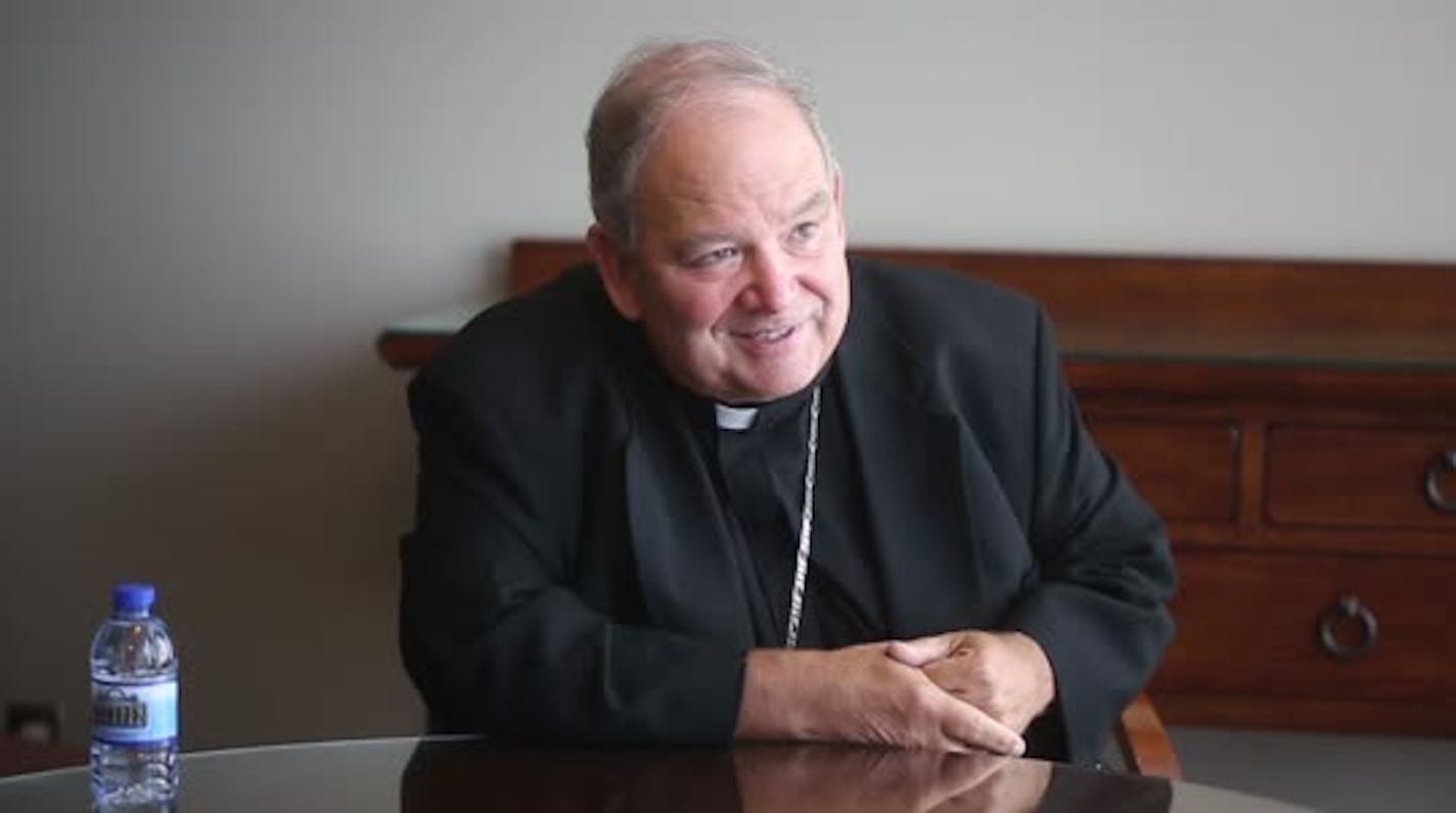 Interim Archbishop Bernard Hebda sat down to chat with the Star Tribune to discuss his role in the road ahead for the archdiocese.