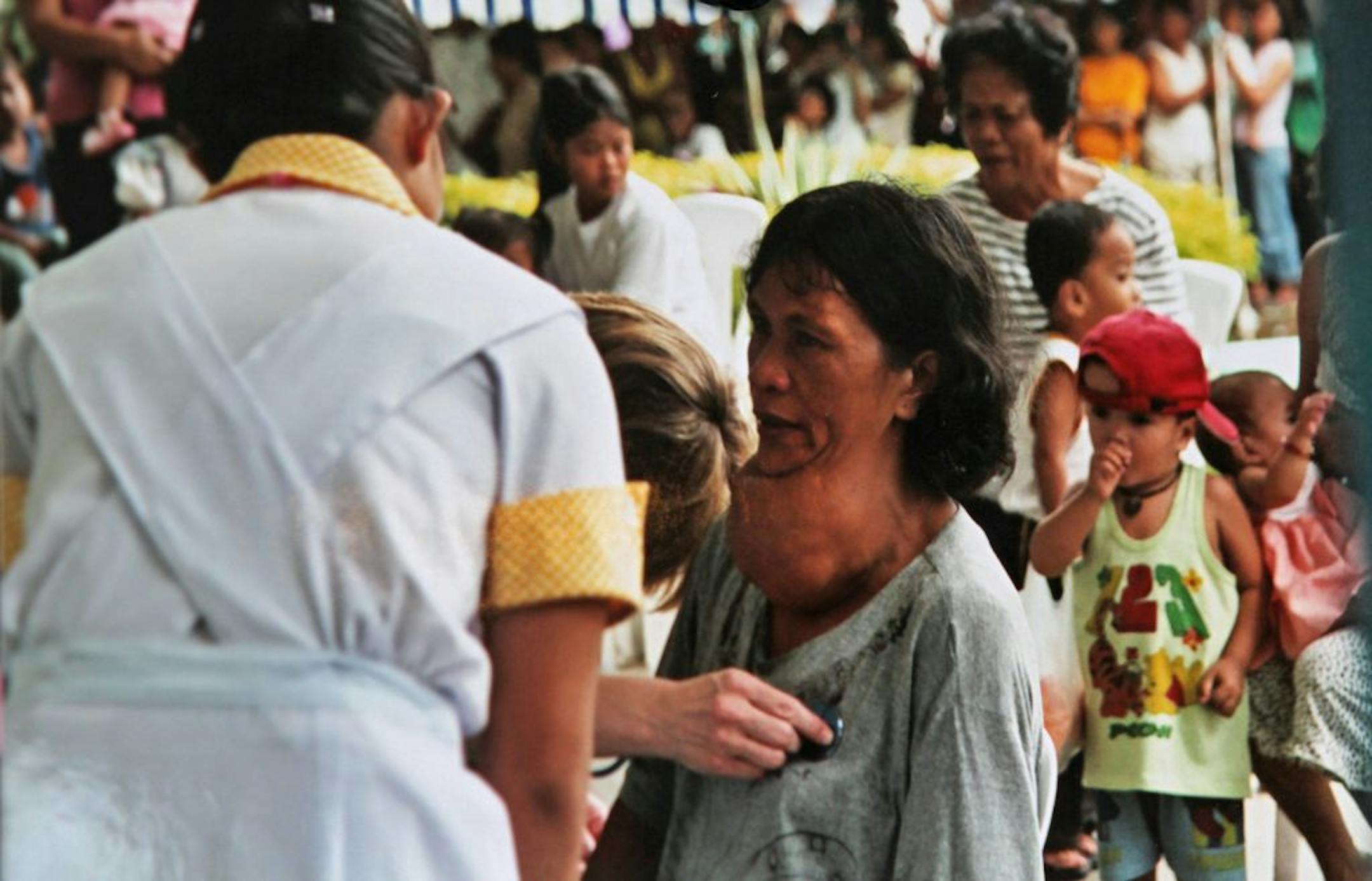 Among the many services Quebral's medical mission will provide is treatment of disfiguring goiters. Many Filipinos would not be able to afford such care.