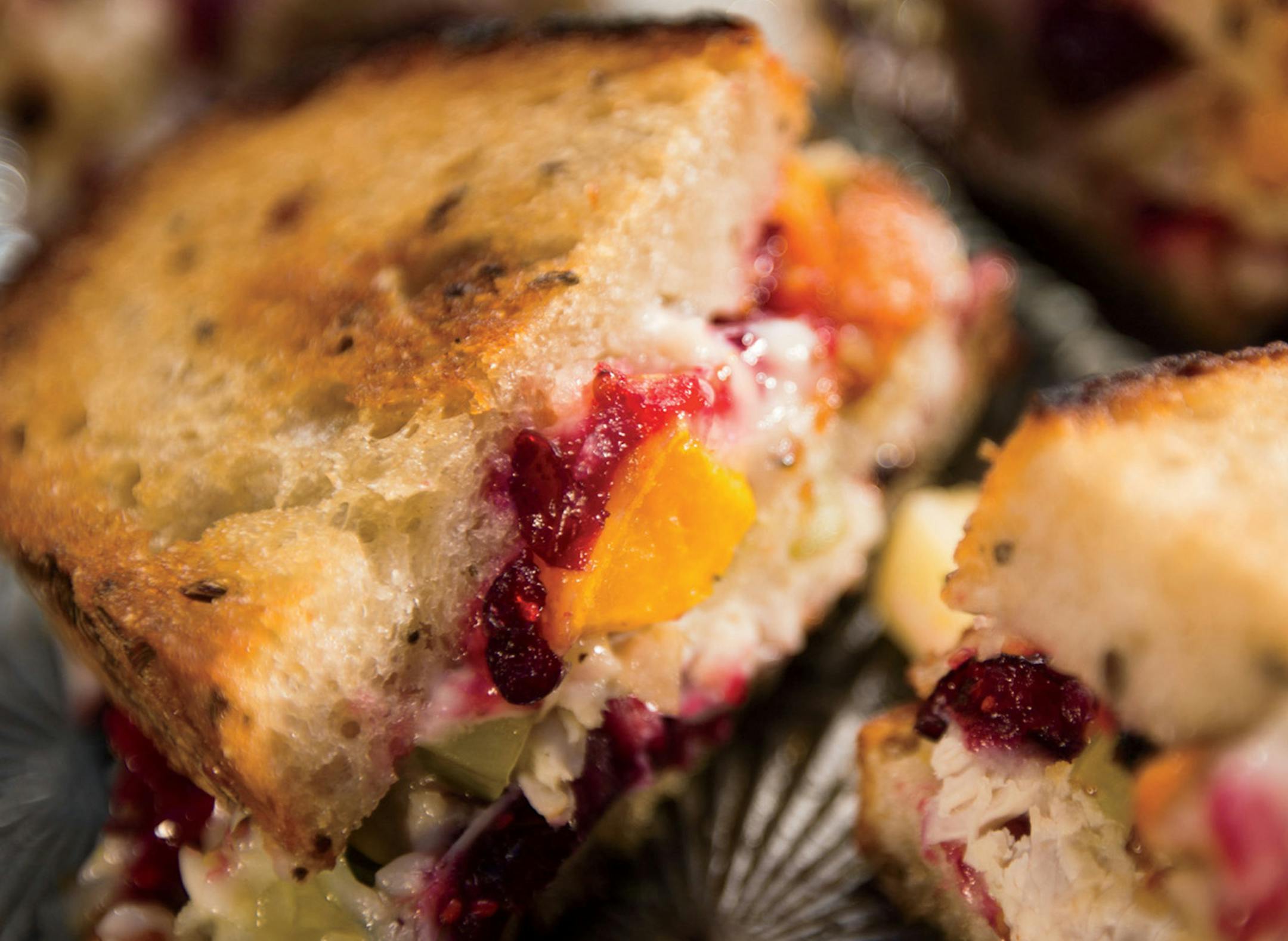 Use leftovers as a base for the hearty Leftover Turkey Time Sandwiches, top, or turkey pot pie.