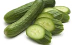 Persian cucumbers whole and sliced, from istock