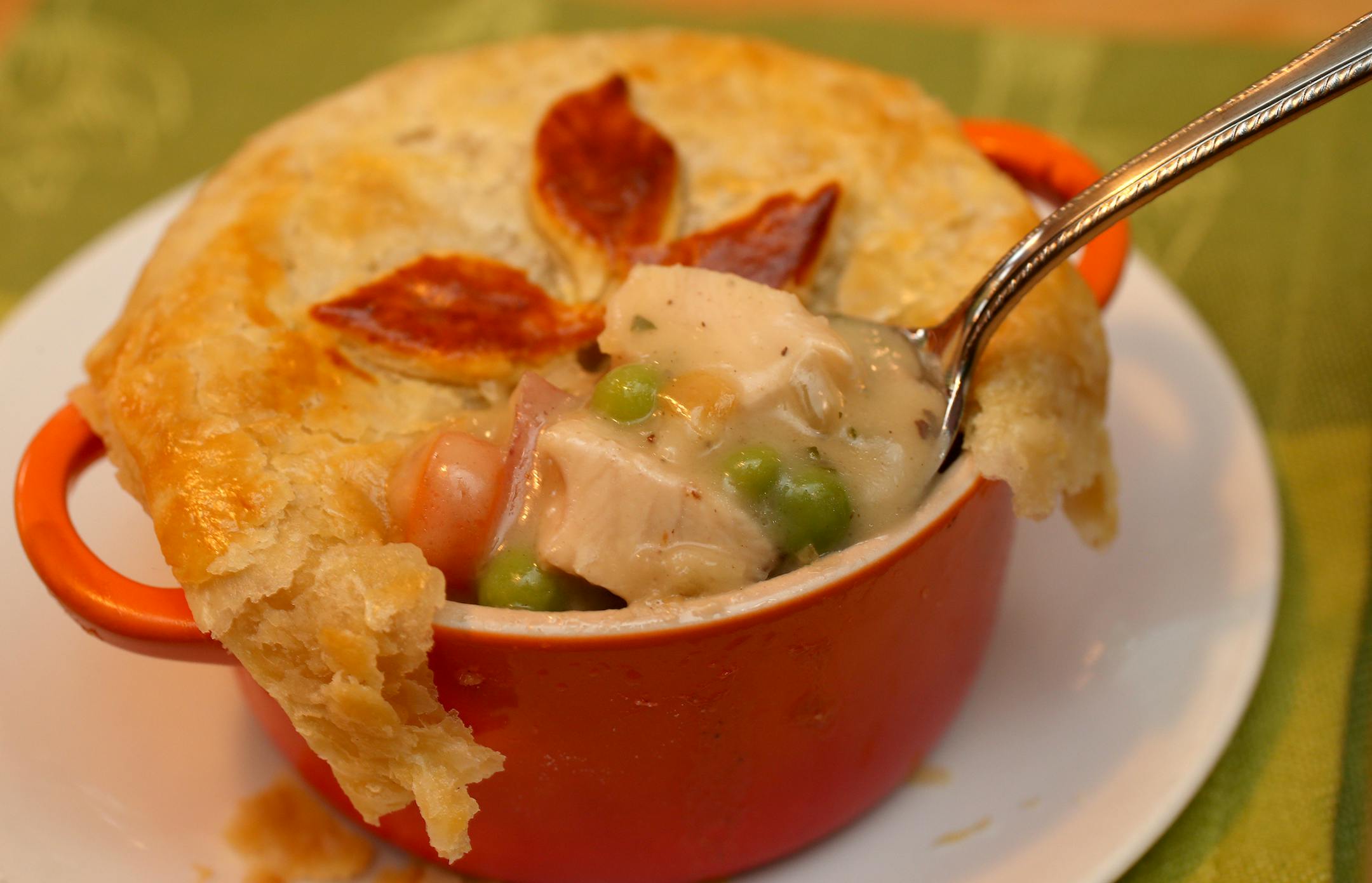 Turkey pot pie.