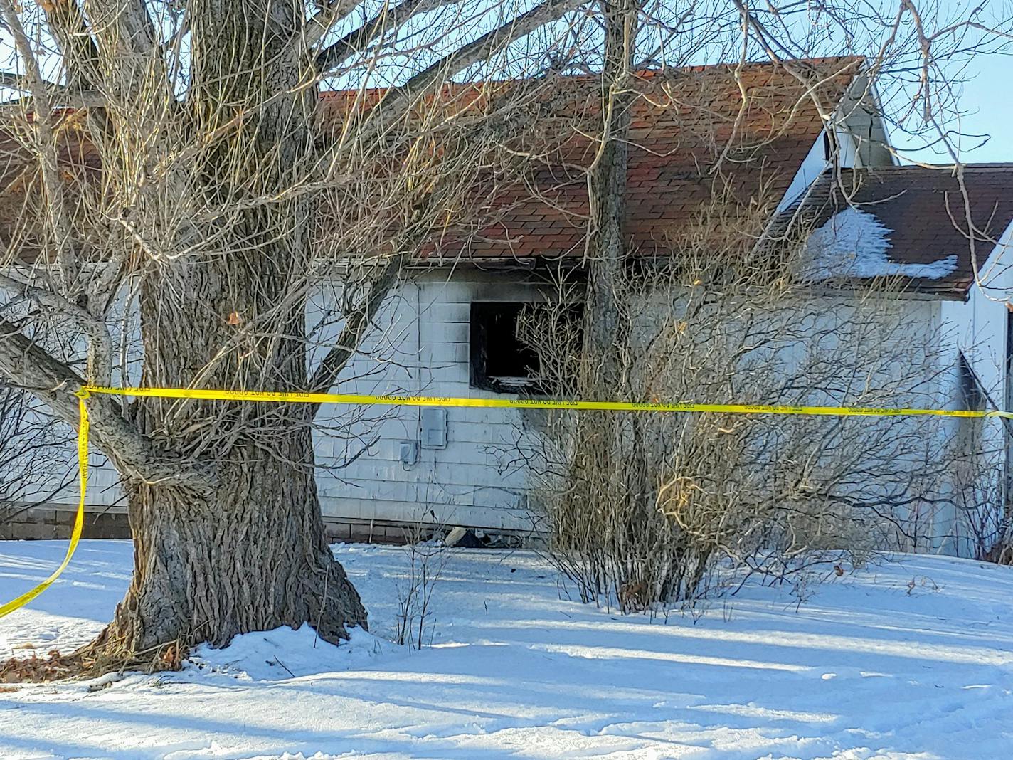 A 52-year-old man died in a fire at this East Second Street home in Superior on Tuesday night.