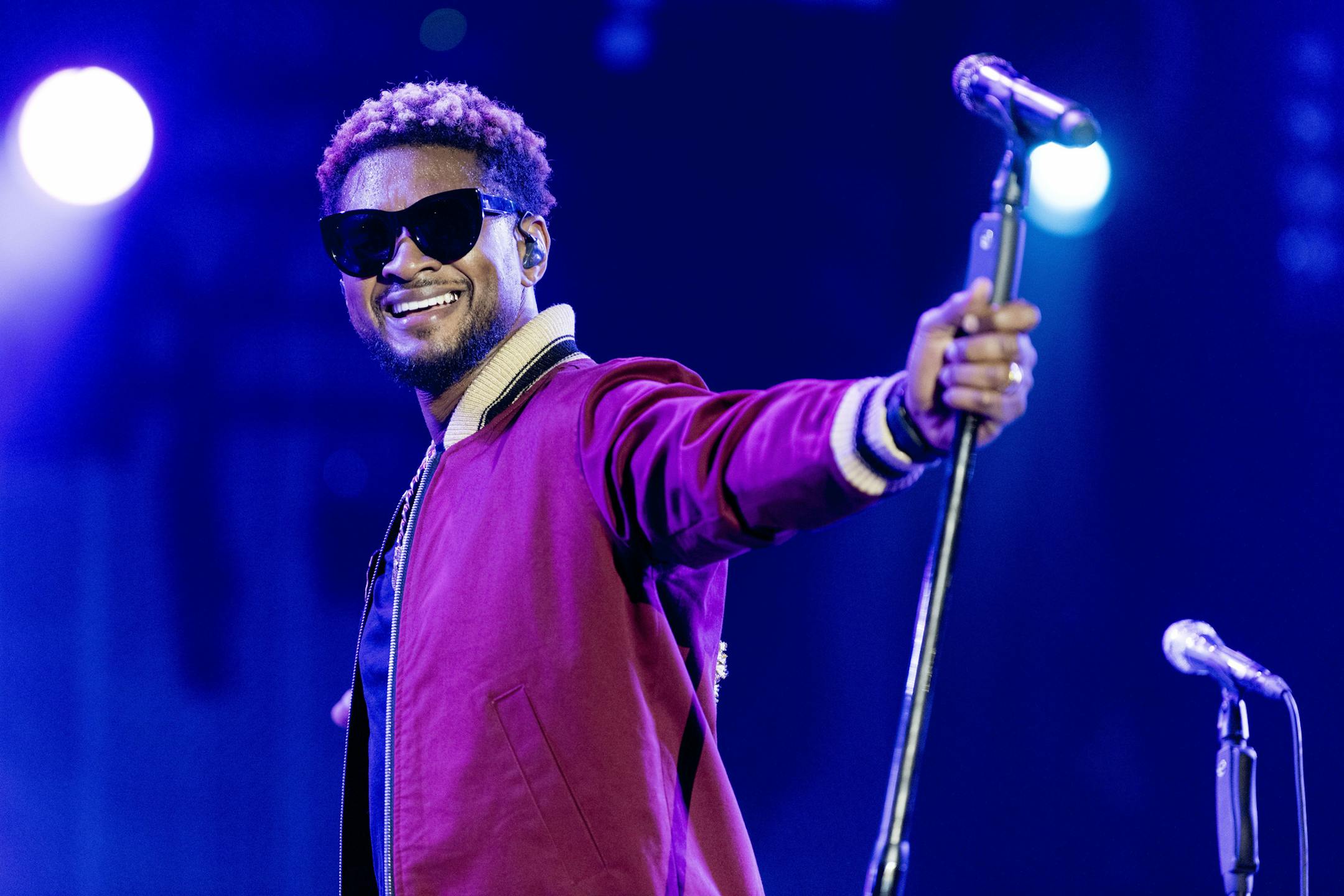 R&B star Usher is a fresh act at the fair.