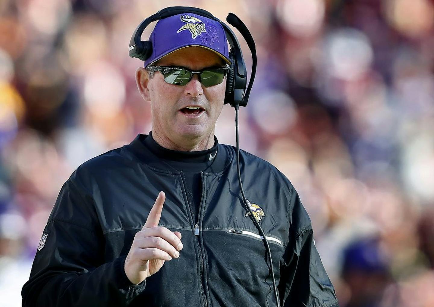 Minnesota Vikings head coach Mike Zimmer.