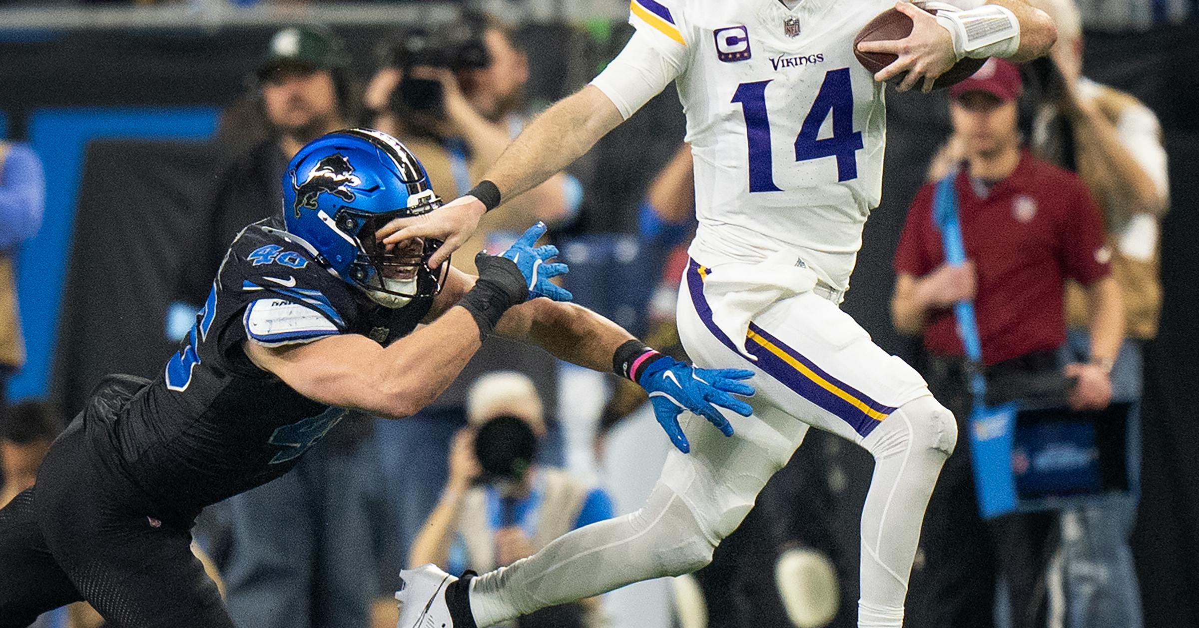 Vikings got 'more than they could handle' from Lions' blitz - Star Tribune