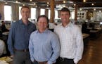 SportEngine founders Carson Kipfer (left), Justin Kaufenberg (center) and Greg Blasko,