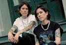 Tegan, left, and Sara Quin in New York, July 30, 2019.