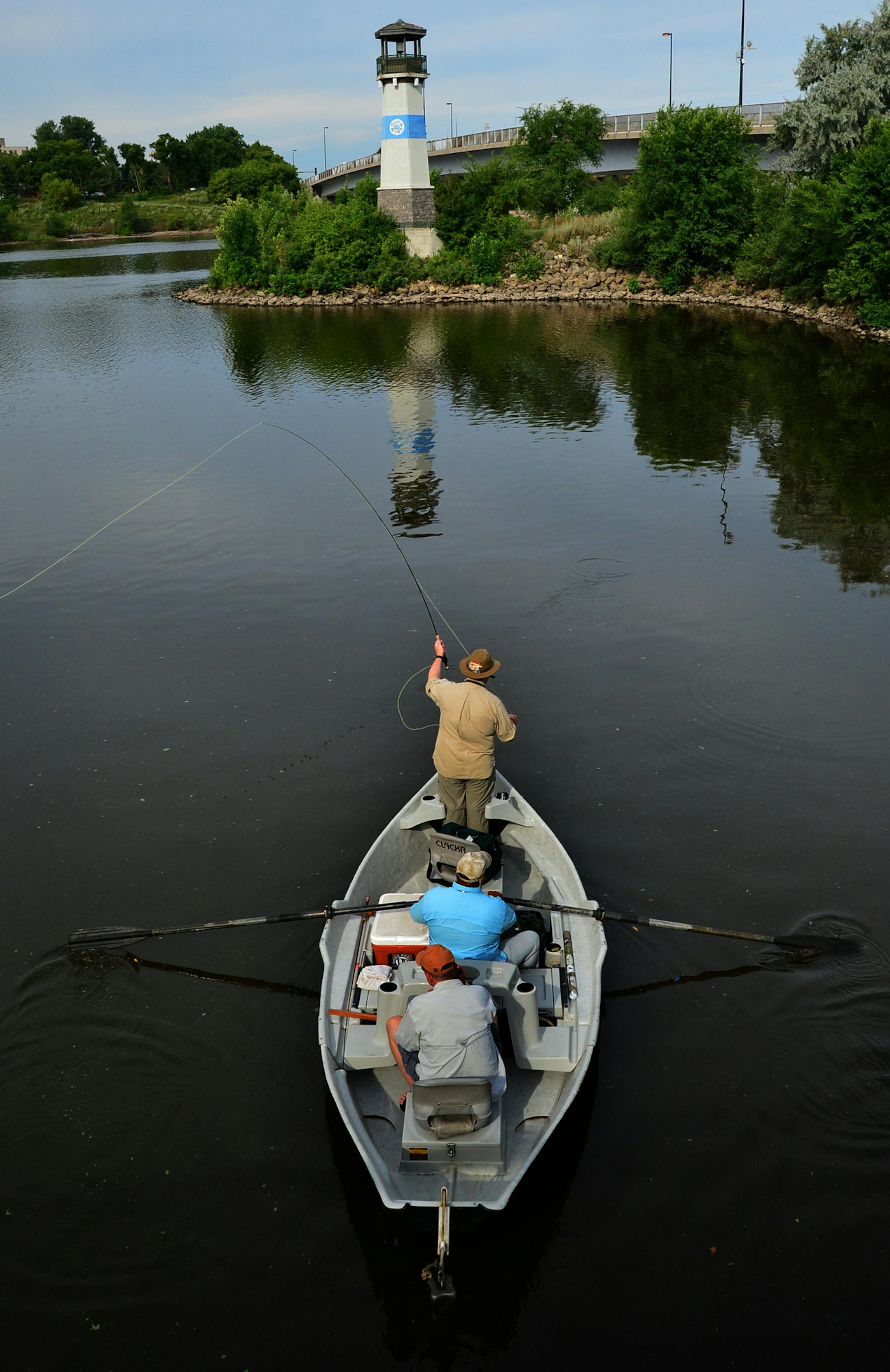 This view is shot just off of Boom Island in Minneapolis