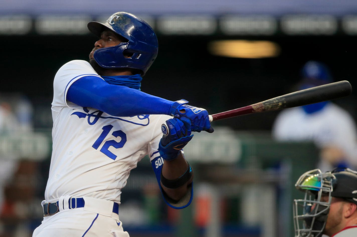 Kansas City slugger Jorge Soler hit his second home run in as many innings Saturday, a three-run shot off the Twins' Cody Stashak in the fourth inning.