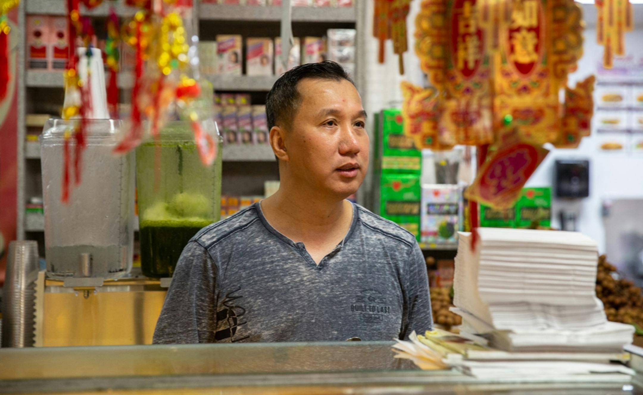 Saigon Market owner Khanh Tran will sell his company during the next couple of years after finding out that his sons do not want to go into the Orlando, Fla., family business, which Tran has owned more than 25 years. (Sarah Espedido/Orlando Sentinel/TNS) ORG XMIT: 1282812