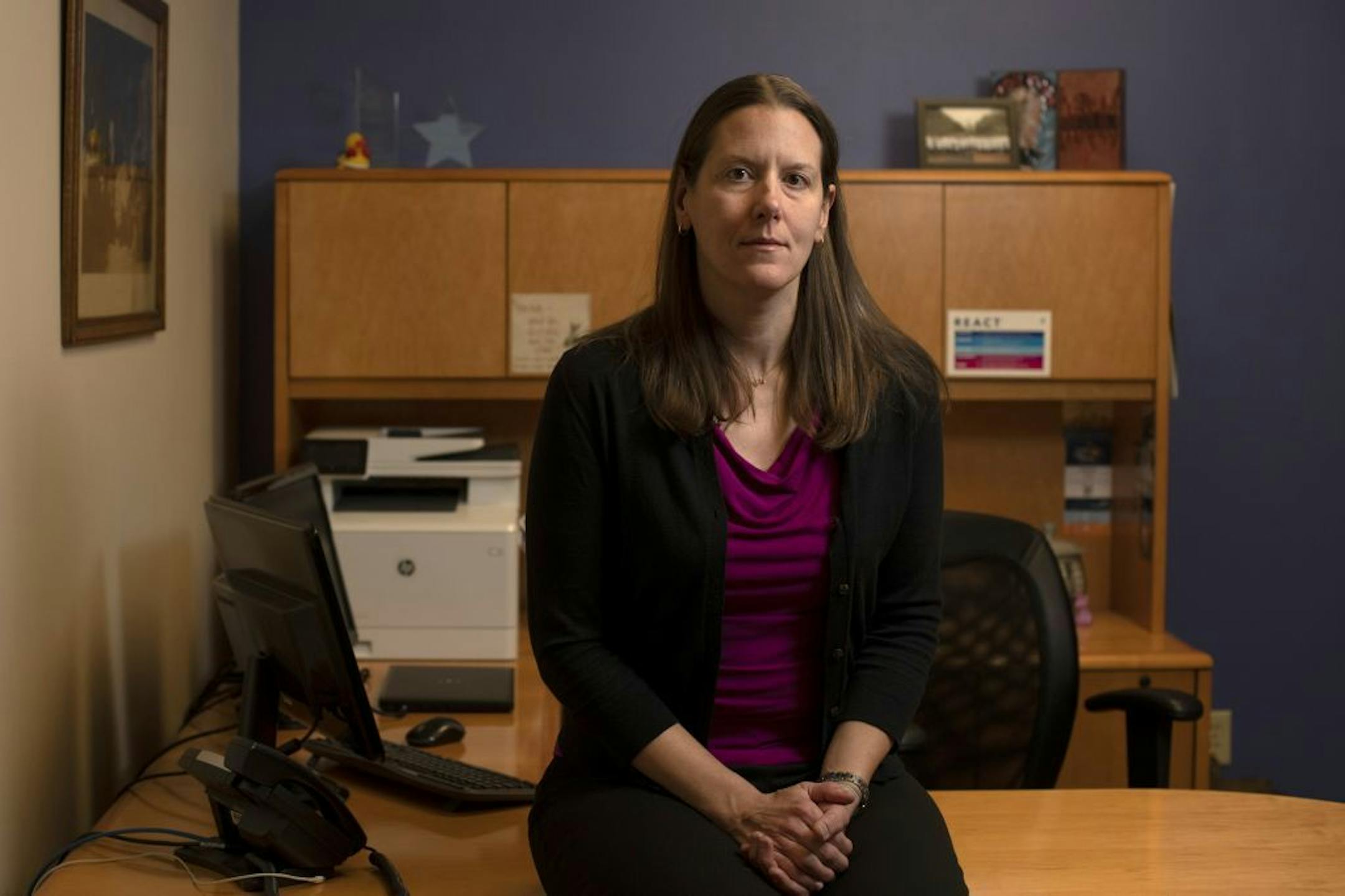 Dr. Kristina Tocce, a medical director of Planned Parenthood of the Rocky Mountains who consulted with Shiloh Kirby, at her office in Denver on Nov. 4, 2019.