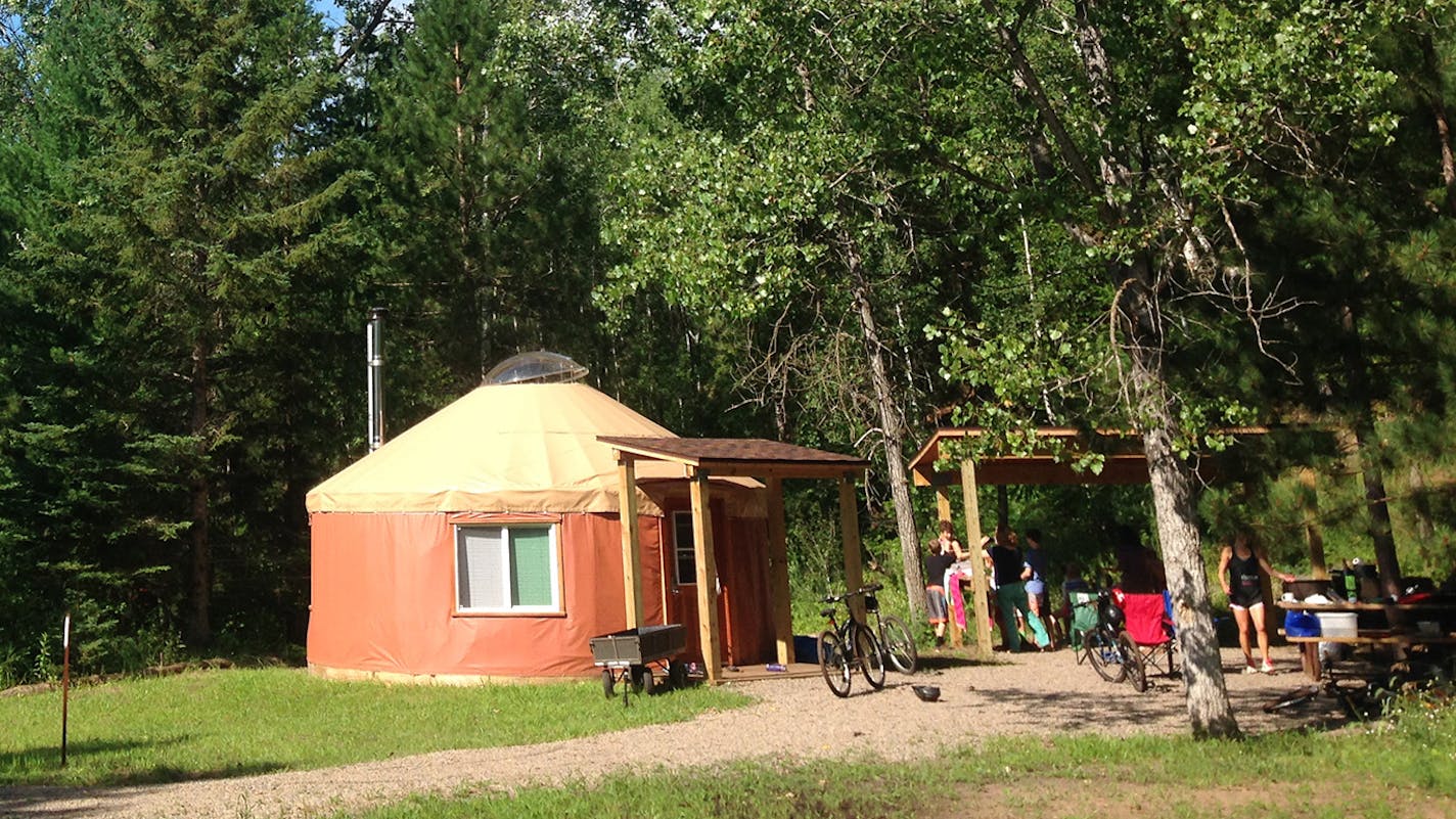 Yurts at Cuyana State Recreation Area