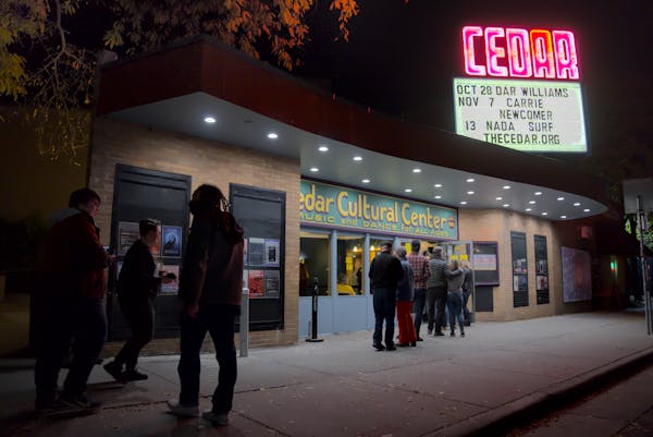 The marquee was lit up again last October at the Cedar Cultural Center, where many more acts are performing this fall.