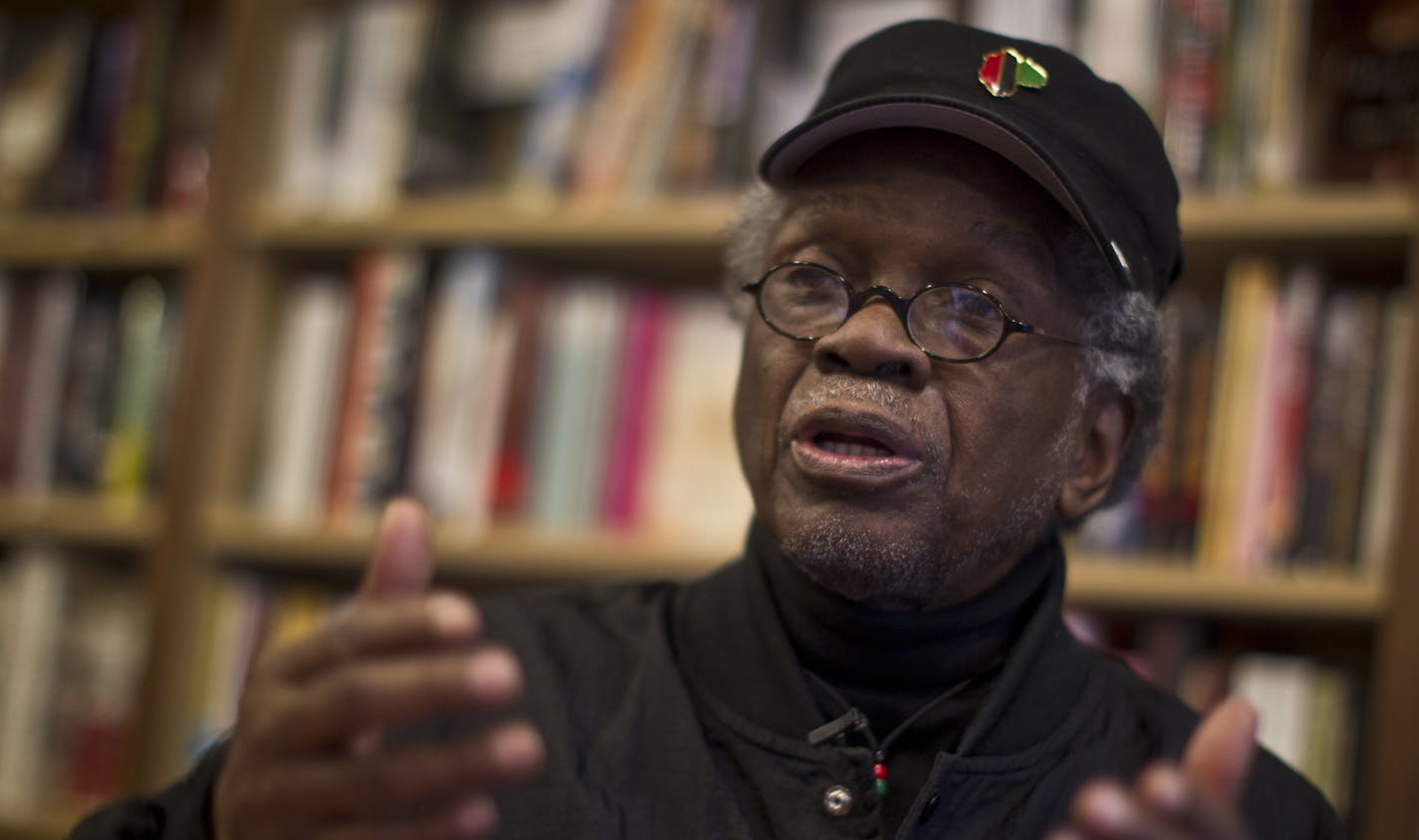 Dr. Mahmoud El-Kati spoke on Wednesday, February 20, 2013, at Minneapolis South High School in Minneapolis, Minn. ] (RENEE JONES SCHNEIDER * reneejones@startribune.com)