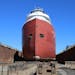 Duluth's William A. Irvin museum ship sat in dry dock at Fraser Shipyards in Superior, Wis. Metal-eating bacteria had gorged not only on its hull, but