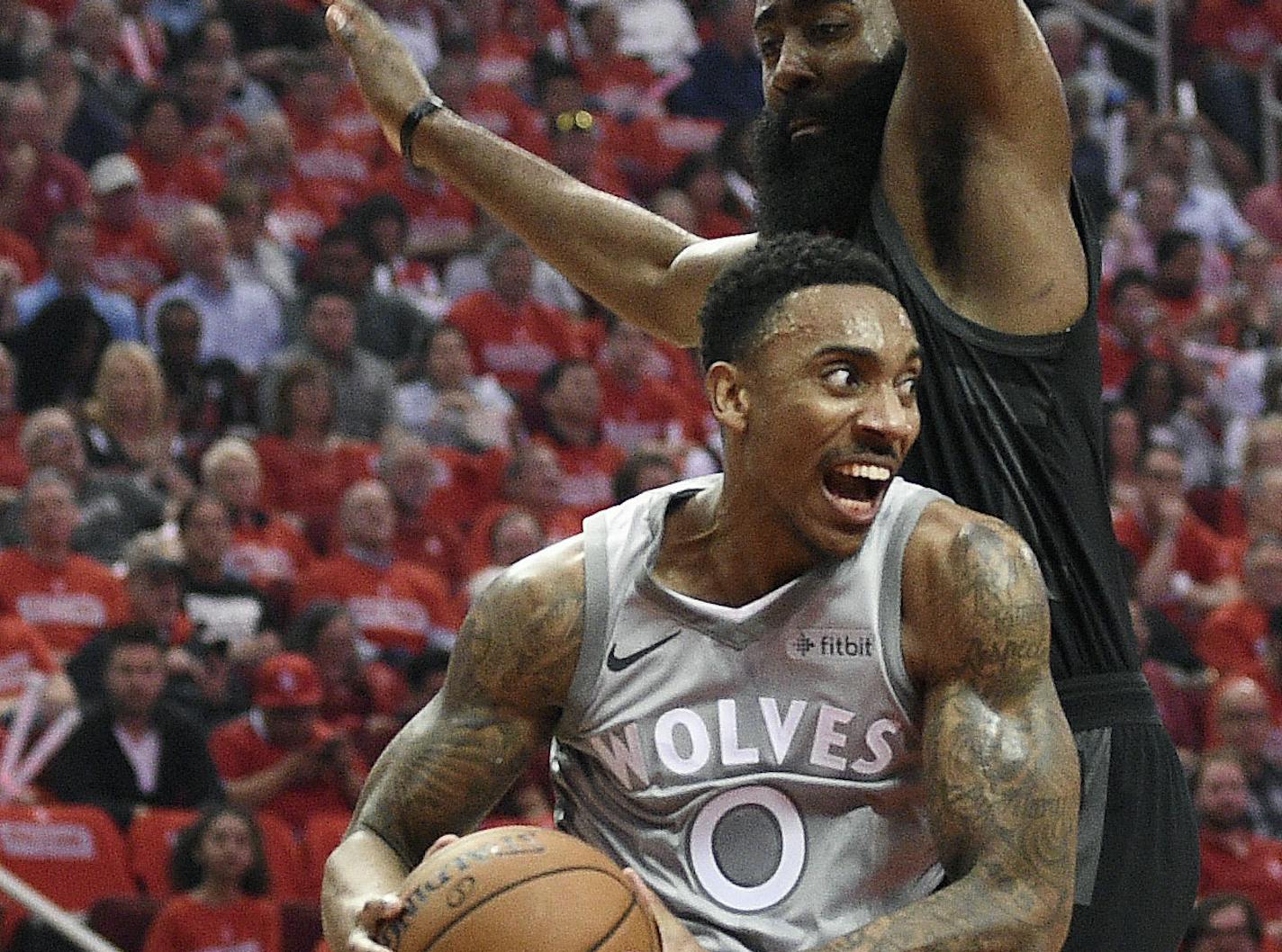 Point guard Jeff Teague said the Wolves have been playing right into the Rockets' hands by not getting out and running.