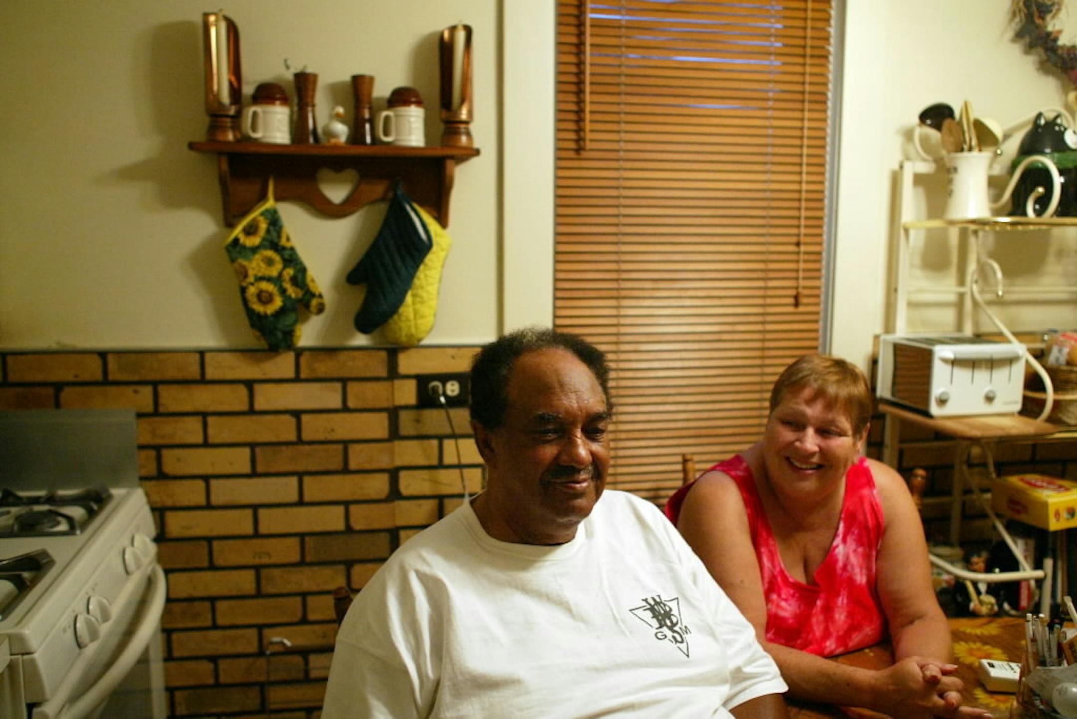 Big Walter Smith and his wife, Shirley, at their home in north Minneapolis.