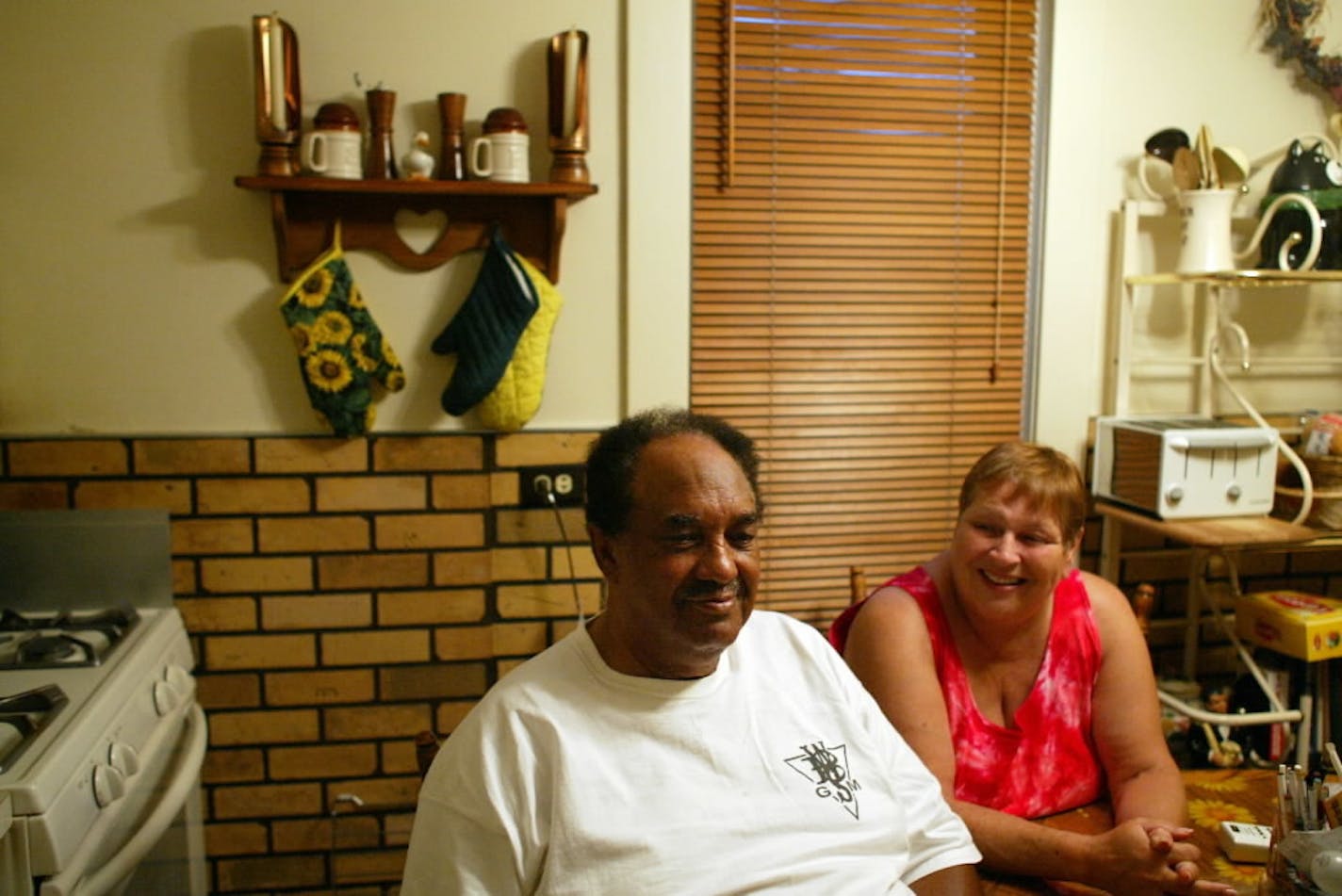 Big Walter Smith and his wife, Shirley, at their home in north Minneapolis.