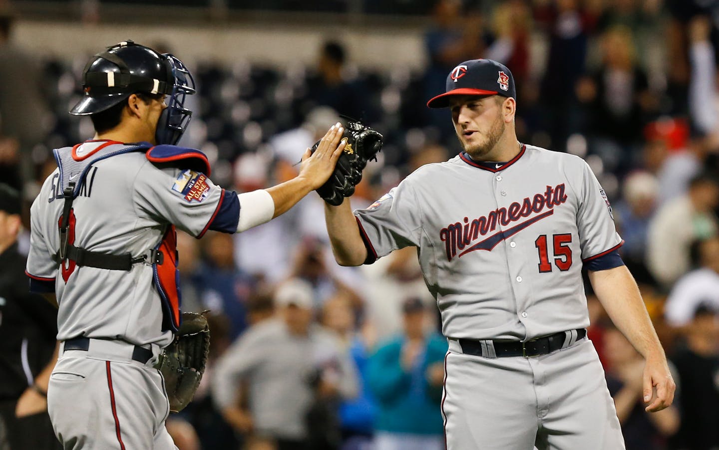 Glen Perkins and Kurt Suzuki have been named to the American League All-Star team.