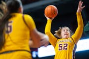 Farmington native Sophie Hart (52) is in her first season with the Gophers after transferring from North Carolina State.