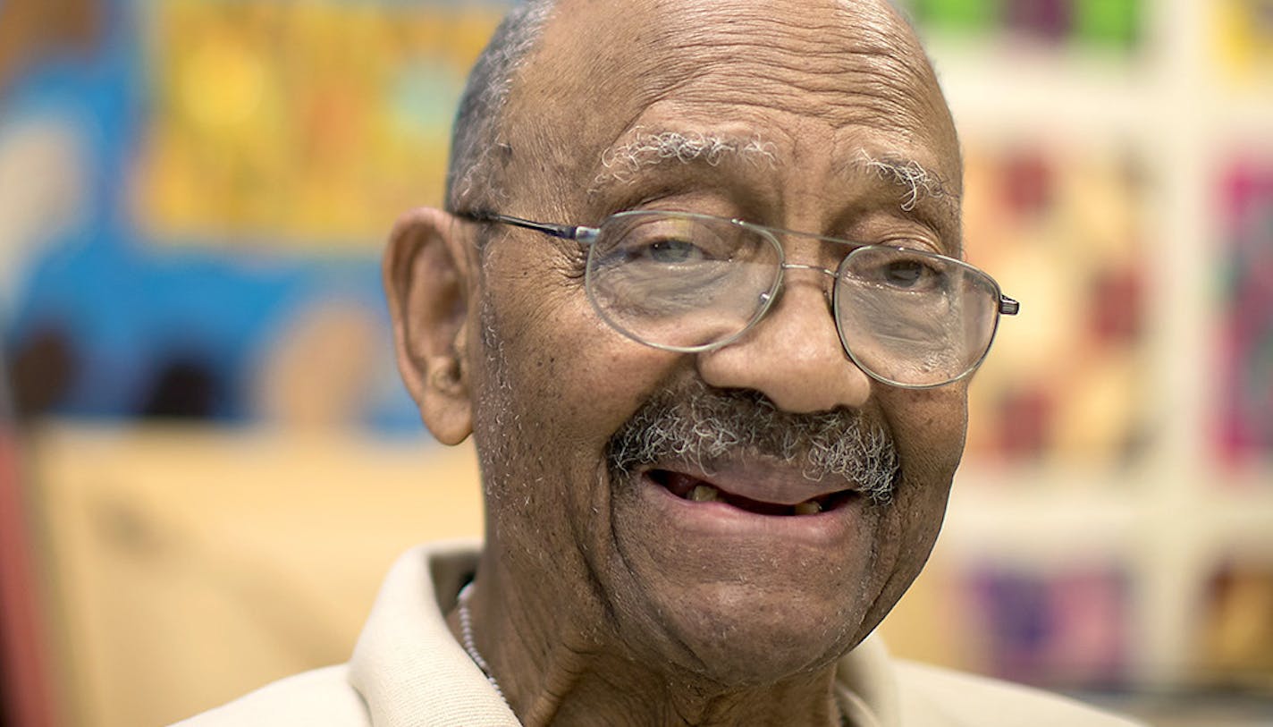 Wayne Glanton shared a laugh with others as they sat around a table for coffee at the Sabathani Senior Center, Monday, July 10, 2017 in Minneapolis, MN. ] ELIZABETH FLORES &#xef; liz.flores@startribune.com