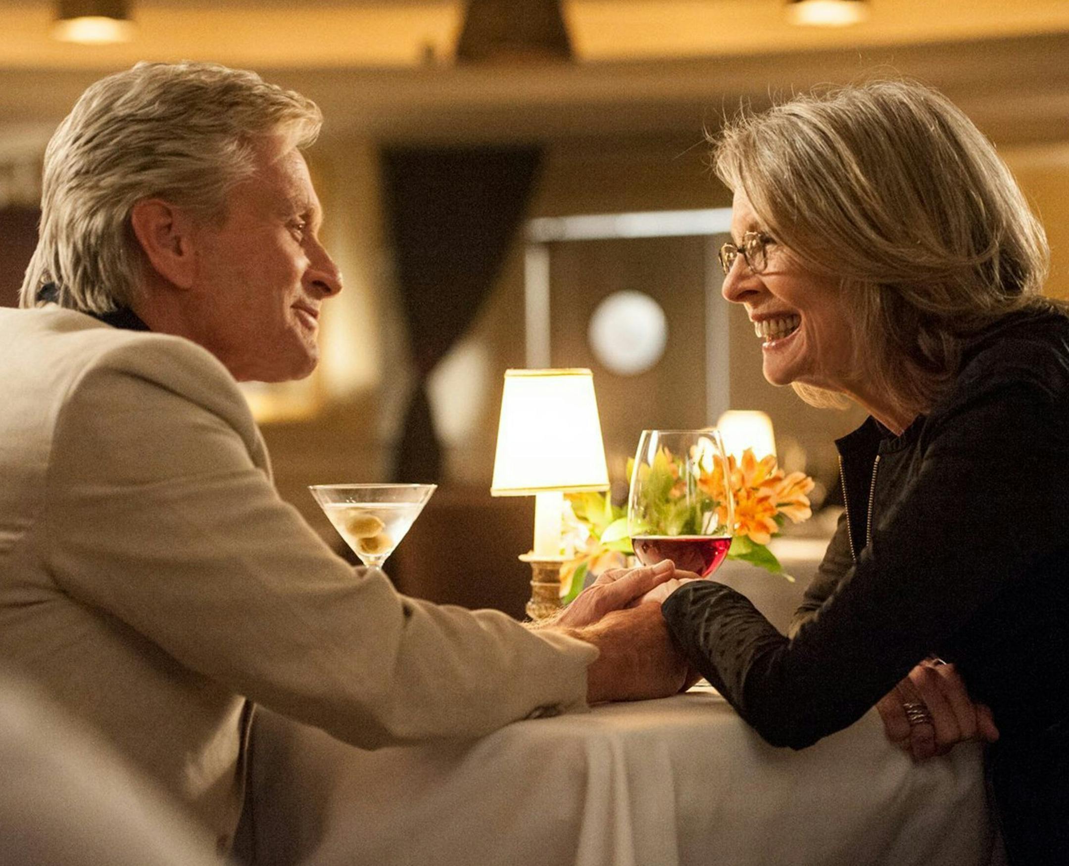 Oren (Michael Douglas) and Leah (Diane Keaton) finally make a connection in "And So It Goes." (Clay Enos/Clarius Entertainment/MCT) ORG XMIT: 1155191