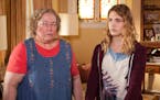 Maime Trotter (Kathy Bates, left) and Gilly Hopkins (Sophie N&#xc8;lisse,right) in THE GREAT GILLY HOPKINS. Photo credit Lionsgate