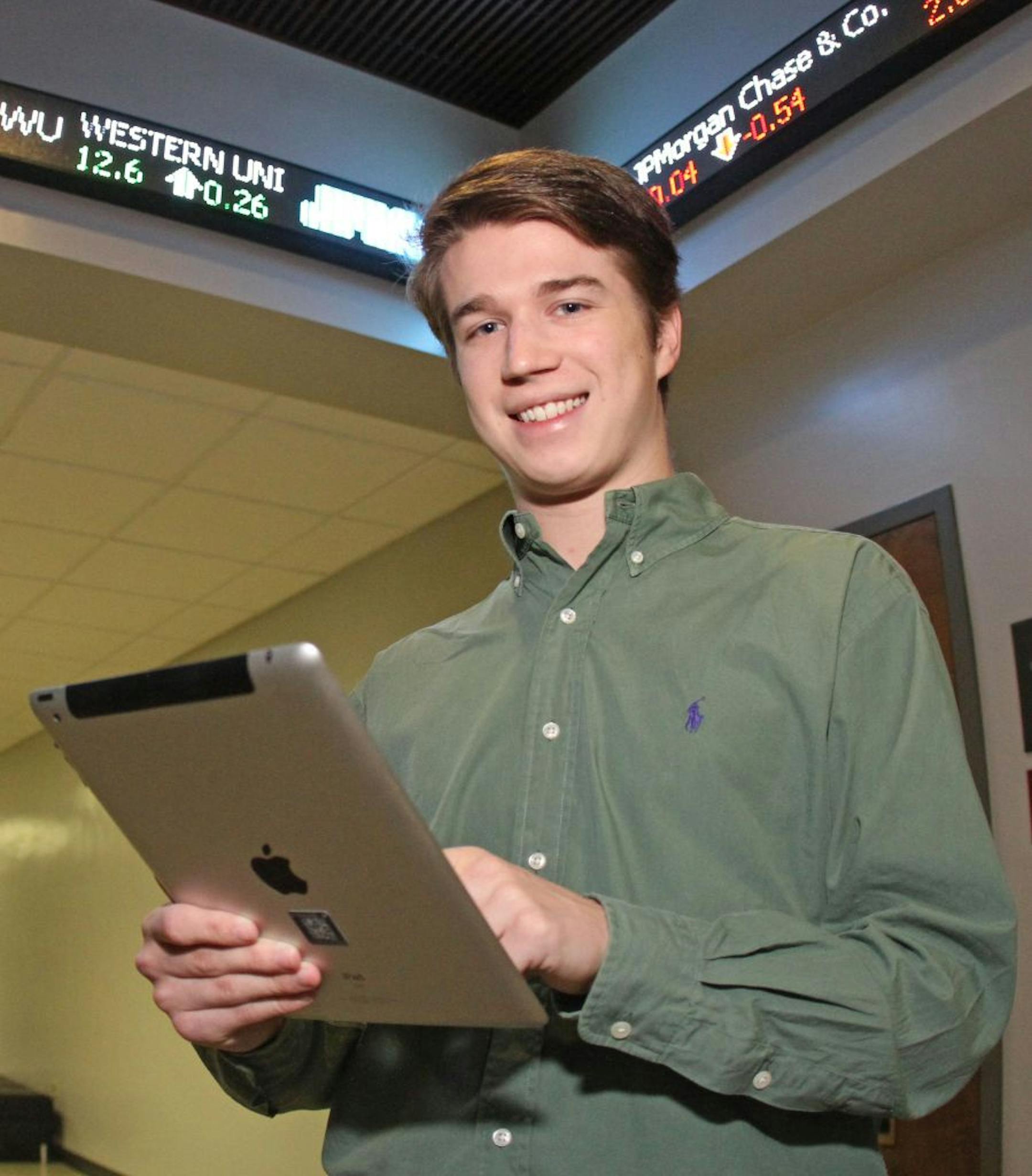 Ross Wayercaster designed the first of his four mobile apps as a high school senior in Tupelo, Mississippi, a game called Super Marrio Jump that has been downloaded from the Apple store more than 20,000 times, earning him more than $16,000. "I have an entrepreneurial spirit, so we'll see where that takes me," said Waycaster, 21, now a junior at Mississippi State University in Starkville, Mississippi, photographed November 13, 2012.