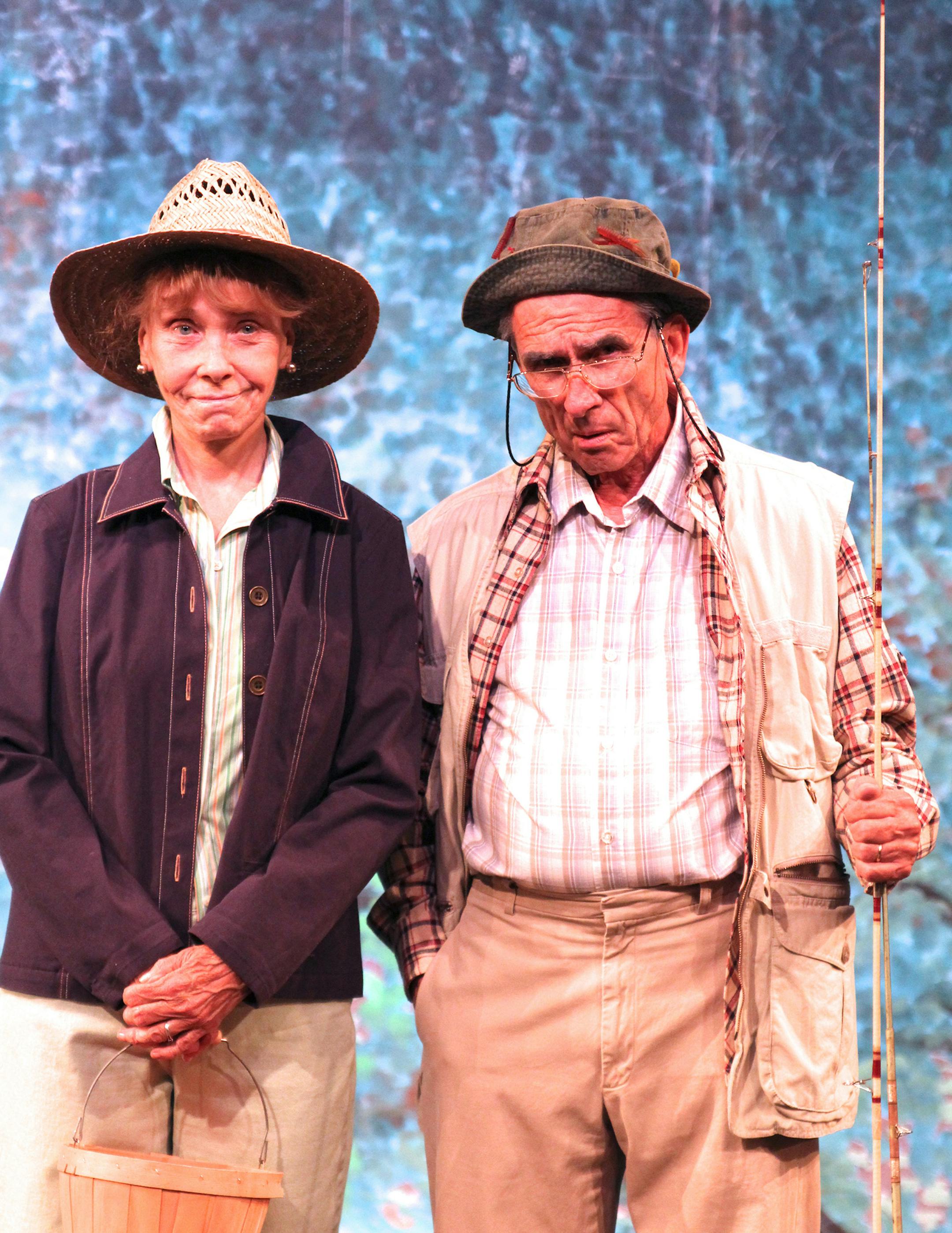 On Golden Pond at Bloomington Civic Theatre Mikel Clifford as Ethel and Robert Gardner as Norman